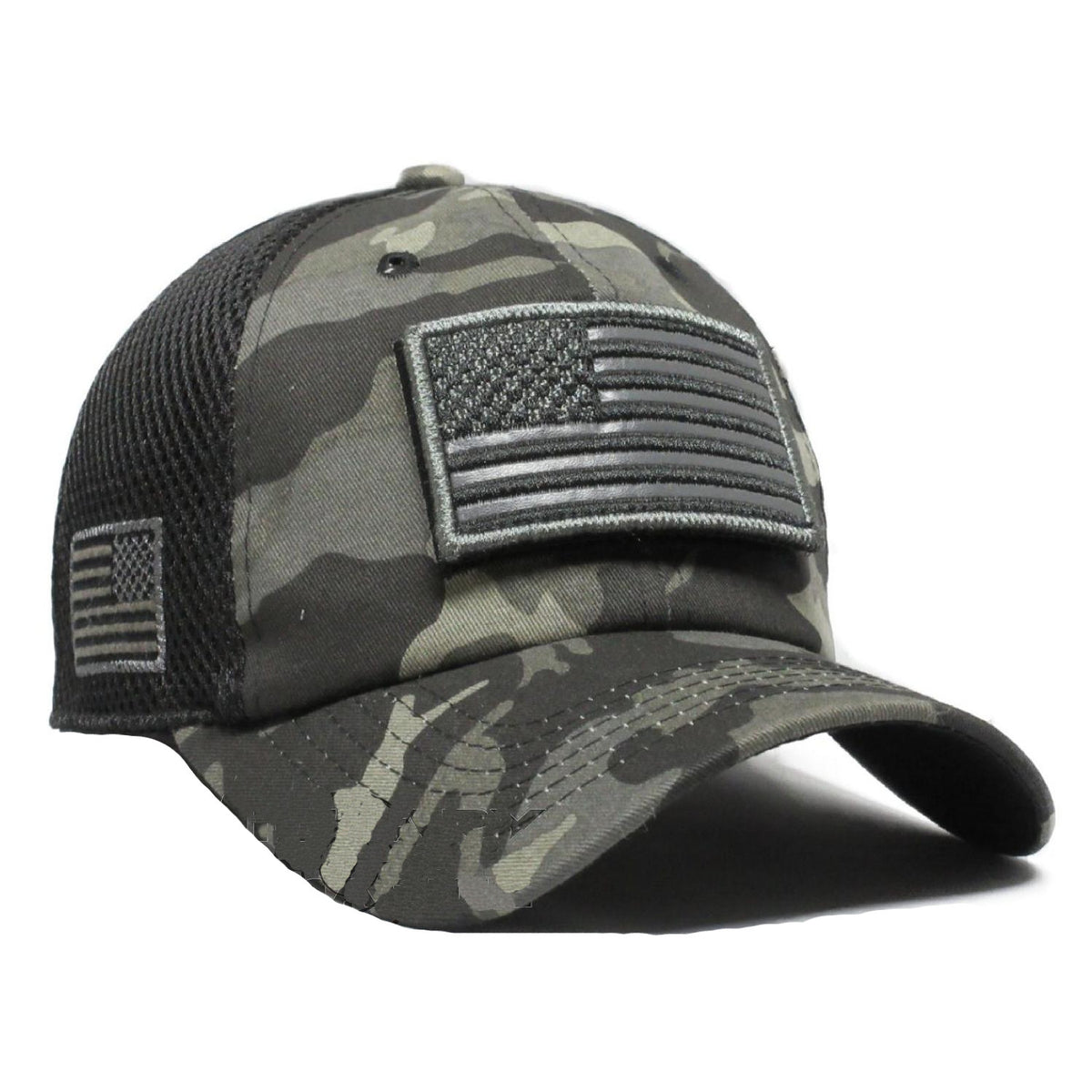 Hawx Men's Camo Recreation Logo Patch Mesh-Back Ball Cap