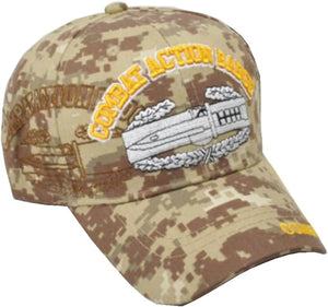 US Military Combat Action Badge Desert Camouflage Baseball Hat Cap