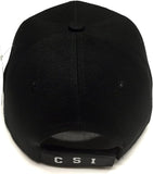 CSI Crime Scene Investigation New York Embroidered Black Baseball Cap