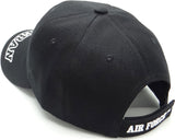 US Air Force USAF Veteran Black Baseball Hat Cap