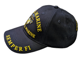 US Marine Corps Once A Marine Always A Marine Black Baseball Cap