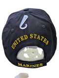 US Marine Corps Once A Marine Always A Marine Black Baseball Cap