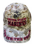 US Marine Corps The Few The Proud Desert Camouflage Baseball Cap
