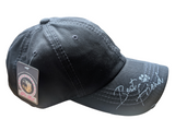 Yorkshire Terrier Dog Liquid Metal Patch Design Cotton Black Baseball Cap