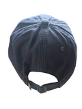 Black Cat Liquid Metal Patch Design Cotton Blue Baseball Cap