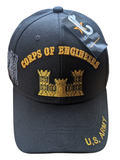 US Army Corps of Engineerings Black Baseball Hat Cap