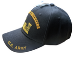 US Army Corps of Engineerings Black Baseball Hat Cap
