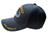 US Army Air Assault Black Baseball Hat Cap