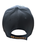 US Army Air Assault Black Baseball Hat Cap