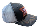 Miller High Life Beer Black/White Mesh Back Hat Cap