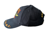 US Recon Marine Black Baseball Cap