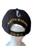 US Recon Marine Black Baseball Cap