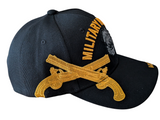 US Military Police Pistol Design Black Baseball Cap