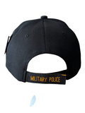 US Military Police Pistol Design Black Baseball Cap
