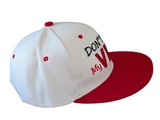 Don't Kill My Vibe Embroidery White/Red Snapback Cap