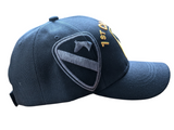 US Military 1st Cavalry Black Baseball Hat Cap