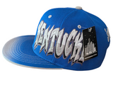 Kentucky State Name Graffiti Style Snapback Cap
