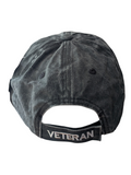 US Army Vietnam Veteran Pigment Black Baseball Hat Cap