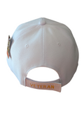 US Military Purple Heart Vietnam Veteran Baseball Hat Cap, One Size, White