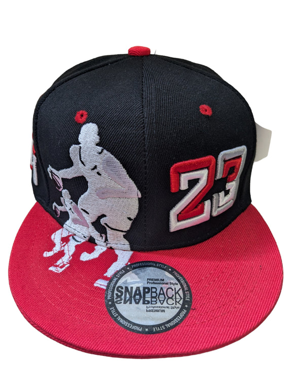 Chicago Greatest MJ 23 Dribbler Black/Red Two Tone Snapback