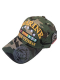 US Military Marine Vietnam Veteran Ribbon Woodland Camouflage Baseball Hat Cap