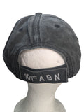 US Military 101st Airborne Division Black Pigment Washed Baseball Hat Cap