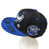 Chicago Angry Bull Black/Blue Snapback Hat Cap