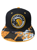 Pittsburg City Circle Logo Style Black/Yellow Snapback Cap