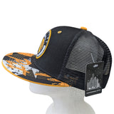 Pittsburg City Circle Logo Style Black/Yellow Snapback Cap