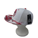 Chicago City Circle Logo Style White/Red Snapback Cap