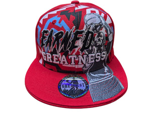 Chicago Earned Greatness 23 Legend Red Snapback Hat Cap