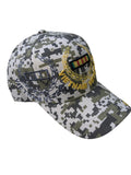 US Military Vietnam Veteran Leaf Ribbon Shadow Digital Camouflage Baseball Hat Cap