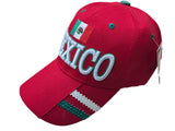 Mexico Mini Flag Red Baseball Cap