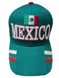 Mexico Mini Flag Green Baseball Cap