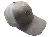 US Flag Tactical Mesh Back Khaki Cap