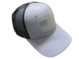 US Flag Tactical Mesh Back Grey Cap