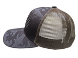 US Flag Tactical Mesh Back Brown Cap