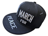 Martin Luther King March For Peace Black Snapback Hat