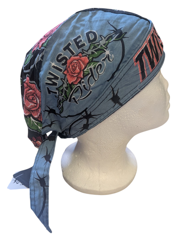 Danbanna Twisted Rider Headwrap Doo Rag Skull Cap