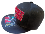Secure The Bag Dollar Theme Black Snapback Hat