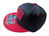 Secure The Bag Dollar Theme Black/Red Snapback Hat