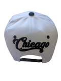 Chicago Legend 23 Fly Graffiti Style White/Black Two Tone Snapback