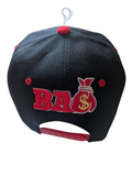 Secure The Bag Dollar Theme Black/Red Snapback Hat