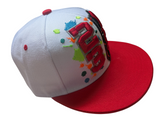 Chicago Legend 23 Angry Bull Style White/Black Two Tone Snapback