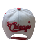 Chicago Legend 23 Angry Bull Style White/Black Two Tone Snapback