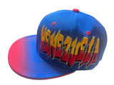 Venezuela Flag Thunder Style Royal Blue Snapback Hat