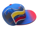 Venezuela Flag Thunder Style Royal Blue Snapback Hat