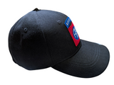 US Army 82nd Airborne Logo Black Baseball Hat Cap