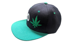 Cannabis Marijuana Leaf 420 Embroidered Snapback Hat