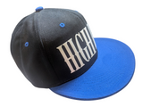High Life Print Style Black/Black Snapback Hat